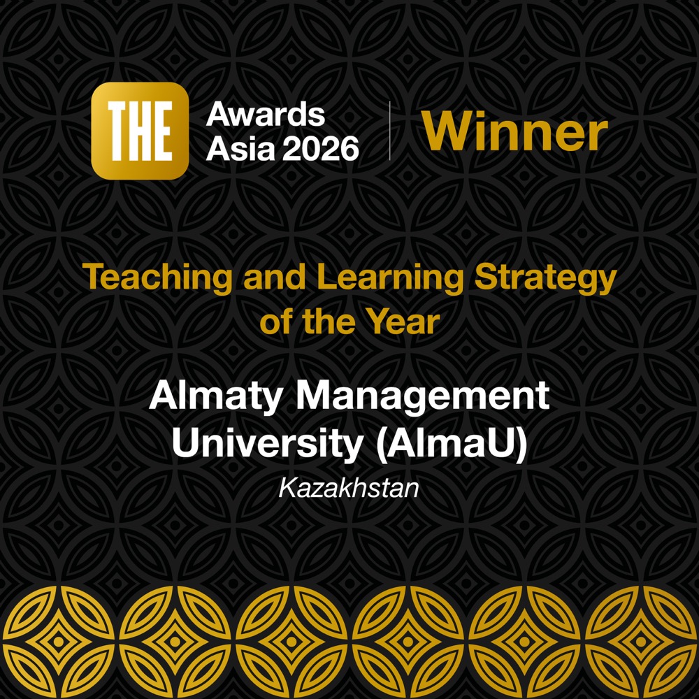 Almaty Management University — THE Awards Asia 2026, Teaching and Learning Strategy of the Year